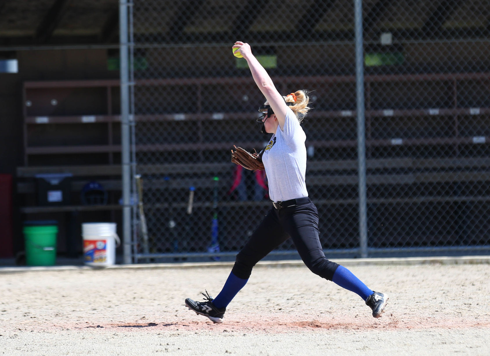 Central Springs softball practice 4